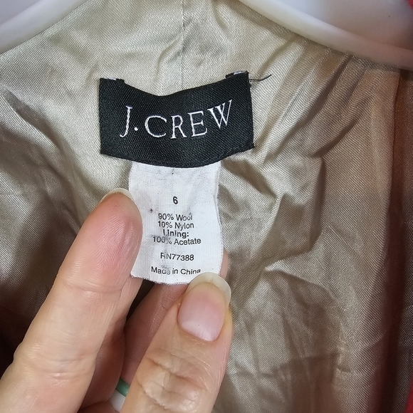 J. Crew Coral Pea Coat - Picture 8 of 11